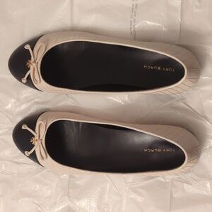 Tory Burch Cap-Toe Quilted Ballet Flat